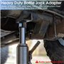 Heiikiuy Adaptateur de Cric Bouteille pour Selle D'Essieu de 2", 3" et 4" pour Cric Bouteille Rond et Carré de 2"