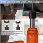 Heiikiuy Adaptateur de Cric Bouteille pour Selle D'Essieu de 2", 3" et 4" pour Cric Bouteille Rond et Carré de 2"