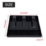 Remplacement de Tiroir Caisse Enregistreuse Insert Plateau 3 Billets 3 Pièces Boîte de Rangement pour Magasin Banque Supermarché