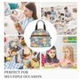 njkhbolk Sac à déjeuner avec impression postale, boîtes à déjeuner isothermes, convient pour le bureau, le travail ou les pique-