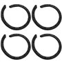 Lot de 4 manchons en caoutchouc for ressorts hélicoïdaux de voiture