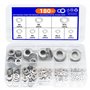 Kit D'assortiment De 180 Rondelles Plates En Acier Inoxydable 304 For Vis