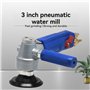 Roxvue Ponceuse Pneumatique à Alimentation en Eau de 3 Pouces Polisseuse à Eau pour Marbre Jade Divers Types de Polissage de Pie
