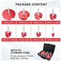 Xiniy Kit D'Alésoir de Tuyau en PVC 8 Pièces, Économiseur de Raccord en PVC, Économiseur de Douille en PVC, Adapté à L'Outil D'A
