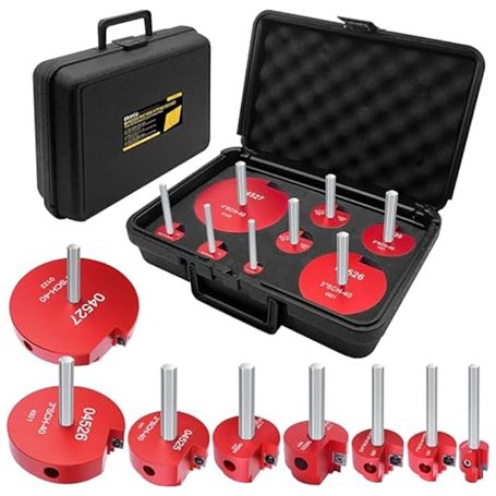 Fozriybefy Kit D'Alésoir de Tuyau en PVC 8 Pièces