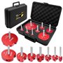 Fozriybefy Kit D'Alésoir de Tuyau en PVC 8 Pièces
