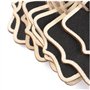 casstaly 14X Mini Tableaux Noirs Panneaux Suspendus Tableau Noir Rectangle Babillard Double Face pour Les Mariages, Artisanat po