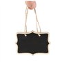 casstaly 14X Mini Tableaux Noirs Panneaux Suspendus Tableau Noir Rectangle Babillard Double Face pour Les Mariages, Artisanat po