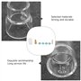 Iyalezirk 7 pièces/ensemble #12 Kit de coupe en verre Collet Rechoncho Lentille à gaz du corps Chalumeau de soudure Tig pour -9/