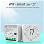 Yominerr Tuya 16A MINI Interrupteur Wifi DIY Télécommande 1 Voie Relais Temporisé Automatisation pour Smart Life Work