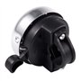 Tlilyy Sonnette D'anneau De Cyclisme De Bicyclette De Guidon Ultra-Forte en MÉTal De VÉLo D'alarme De Cœur (Couleur: Argent)