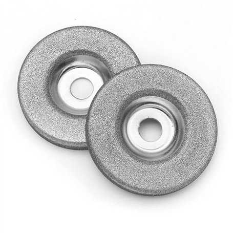 JANZU 2 PièCes SéRies 50Mm Diamant Meule Cercle Disque pour éLectrique Multifonctionnel AffûTeuse Meuleuse AffûTage Accessoires