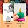 Ohulelks Bouchons de Bouteille Applicateur de Précision - Bouchons de Bouteille Applicateur de Précision pour Bouteille de Peint