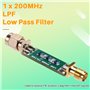 Cpolebev 1 Pièces Filtre Passe-Bas LPF 200 MHz Filtre Passe-Bas Uniquement pour Recevoir des Signaux FM, Aviation et Talkie-Walk