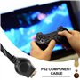 Rtxbvg Convient pour le Câble Composant PS2 / 1,8 M Convient pour les Accessoires de Câble de Haute RéSolution PS 2/3