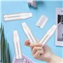 Gosera Lot de 10 Marqueurs Acryliques Vides Stylos Marqueurs de Peinture Blanc Clair 15 mm pour Peinture Rupestre sur Bois