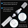 Gosera Lot de 10 Marqueurs Acryliques Vides Stylos Marqueurs de Peinture Blanc Clair 15 mm pour Peinture Rupestre sur Bois