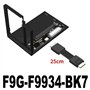 Vocdikficy F9G-F9934-BK7 Interface OCuLink pour Carte Graphique Externe, Câble Mâle à Mâle, Type ATX PCIe4.0 64Gbps 25CM