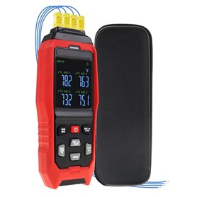 GIWFBQTR Enregistreur de Données de Thermomètre à Thermocouple à 4 Canaux