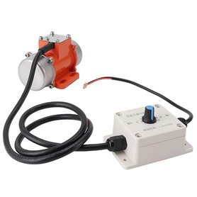 Breeshy Moteur de Vibration 12 V en Alliage D'Aluminium 4000 Tr/Min Vitesse Réglable Vibrateur à Béton Sans Balais CC pour Équip