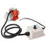 Breeshy Moteur de Vibration 12 V en Alliage D'Aluminium 4000 Tr/Min Vitesse Réglable Vibrateur à Béton Sans Balais CC pour Équip