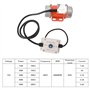 Breeshy Moteur de Vibration 12 V en Alliage D'Aluminium 4000 Tr/Min Vitesse Réglable Vibrateur à Béton Sans Balais CC pour Équip