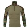 Ketamyy Hommes Tactique Uniforme Ensemble Militaire Camouflage Manches Longues Airsoft T Shirt + Treillis Armée Pantalon Chasse 