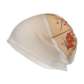 XULLZH Chapeau imprimé parapluies en papier huilé Sports élastique Voyage en plein air Décontracté Chapeaux en tricot Adulte Cas