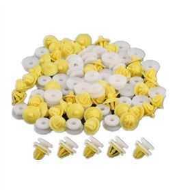 Viviance 50 Pièces Panneau De Carte Porte Intérieure De Clips en Plastique Compatible avec Renault Clio Laguna Scenic Master Meg