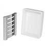 OneAmg Porte-Savon en céramique SUS304 en Acier Inoxydable Double Couche Porte Savon Douche Drainante Savon Boîte pour Salle de 