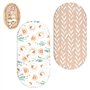 Lot de 2 draps-housses pour lit de bébé