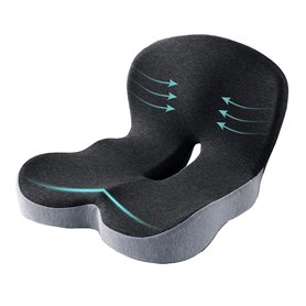SICOUSOK Coussin de siège en mousse à mémoire de forme pour chauffeur de camion