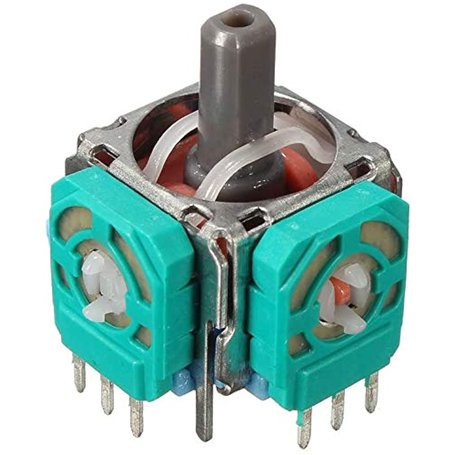 GOZAR 1pcs Commutateur De Rechange Analogue De 3-Goupille De Partie De Réparation De Manette 3D pour La Station De Jeu 4 pour Le