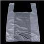 Flybloom 100 Sachets en Plastique Transparents De Supermarché De Sac À Provisions De Sacs avec L'Emballage Alimentaire De Poigné