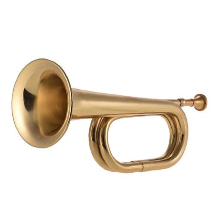 Bugle Call Trompette De Cavalerie Corne Cuivre avec Embouchure for Band École