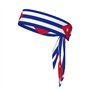 Bandeau bandana absorbant la transpiration avec drapeau cubain – Restez au sec et confortable pendant les sports de plein air –