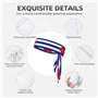 Bandeau bandana absorbant la transpiration avec drapeau cubain – Restez au sec et confortable pendant les sports de plein air – 