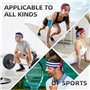 Bandeau bandana absorbant la transpiration avec drapeau cubain – Restez au sec et confortable pendant les sports de plein air – 