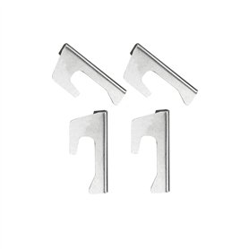 Xianjuun Lot de 4 entretoises universelles en acier inoxydable pour plaques de feu
