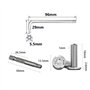 Lot de 30 vis à tête bombée M6 x 16 mm - Entraînement Torx - En acier inoxydable - Pour applications universelles (avec embout à
