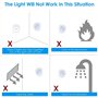 Veilleuse detecteur de mouvement intérieur,lampe led detecteur de mouvement pile pour escaliers, Eclairage LED Placard Armoire C