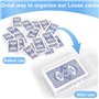 Sutowe 12pcs Boîte à Cartes à Jouer, Boîte Rangement Carte Plastique Transparente 10x7x3.5cm, Distributeur de Cartes à Jouer ave