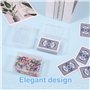 Sutowe 12pcs Boîte à Cartes à Jouer, Boîte Rangement Carte Plastique Transparente 10x7x3.5cm, Distributeur de Cartes à Jouer ave