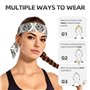 XULLZH Bandeau de sport unisexe avec imprimé tête de mort mexicaine athlétique, course à pied, karaté, lacets, bandeau athlétiqu
