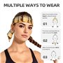 XULLZH Tour Eiffel Paris Automne Bandeau de Sport Unisexe Athlétique Running Karaté Cravate Lace-up Athletic Sweatband Noir