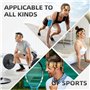 XULLZH Tour Eiffel Paris Automne Bandeau de Sport Unisexe Athlétique Running Karaté Cravate Lace-up Athletic Sweatband Noir