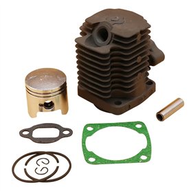 Jodriva Kit de Piston de Cylindre de 40 mm BG411 NB411 CG411 1E40F-6 Pièces d'outils de Rechange for débroussailleuse et Coupe-H