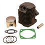Jodriva Kit de Piston de Cylindre de 40 mm BG411 NB411 CG411 1E40F-6 Pièces d'outils de Rechange for débroussailleuse et Coupe-H