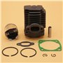 Jodriva Kit de Piston de Cylindre de 40 mm BG411 NB411 CG411 1E40F-6 Pièces d'outils de Rechange for débroussailleuse et Coupe-H