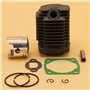 Jodriva Kit de Piston de Cylindre de 40 mm BG411 NB411 CG411 1E40F-6 Pièces d'outils de Rechange for débroussailleuse et Coupe-H